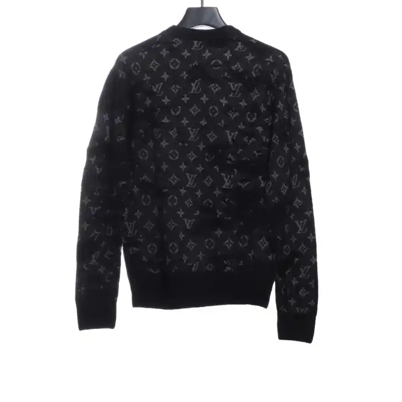 Louis Vuitton Camouflage jacquard sweater