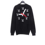 Louis Vuitton clock pattern intarsia sweater 1