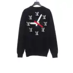  Louis Vuitton clock pattern intarsia sweater 1