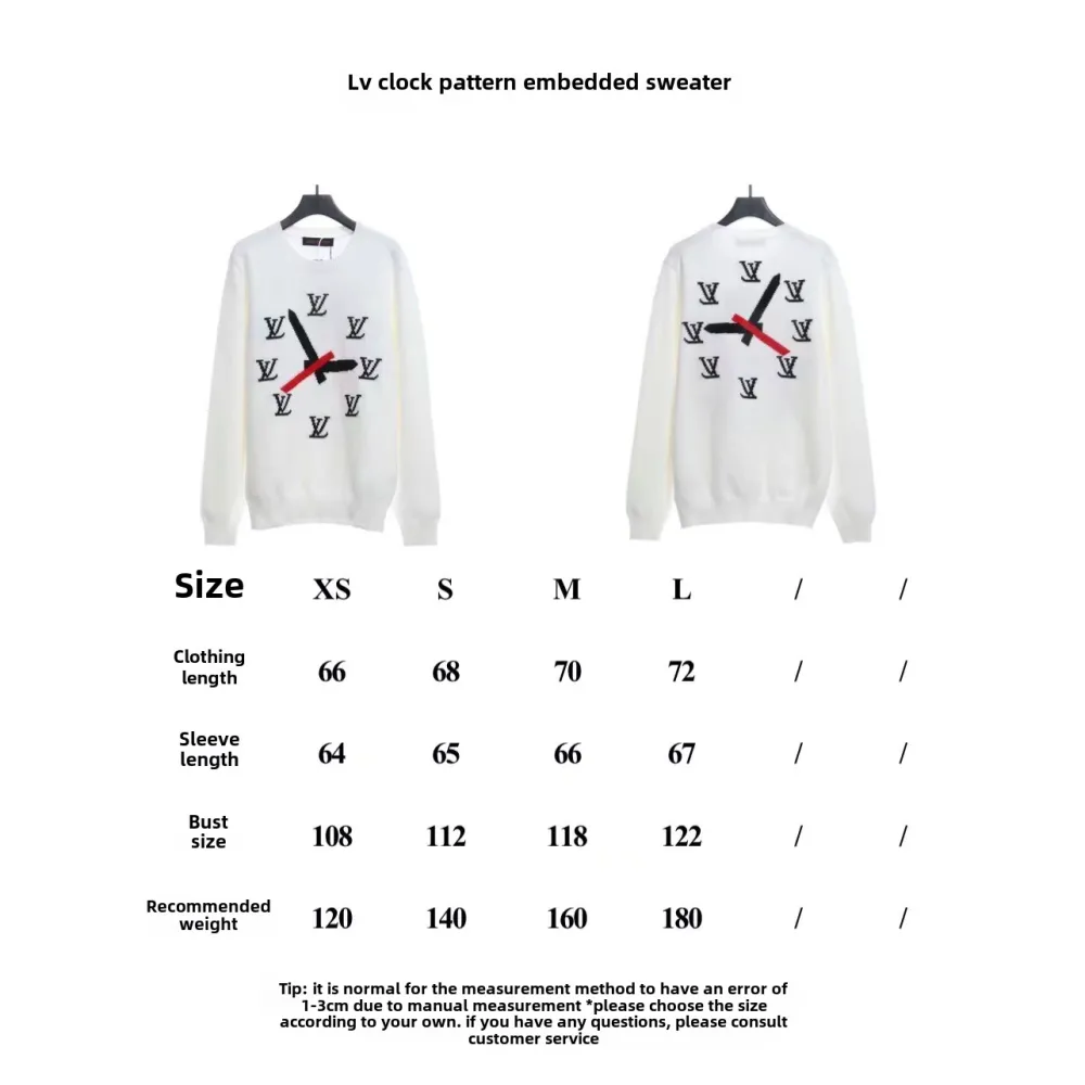 Louis Vuitton clock pattern intarsia sweater 2