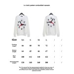 Louis Vuitton clock pattern intarsia sweater 2