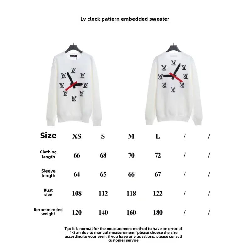  Louis Vuitton clock pattern intarsia sweater 2