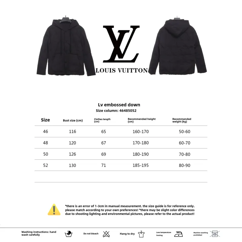 Louis Vuitton embossed down jacket