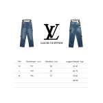Louis Vuitton embossed Jeans