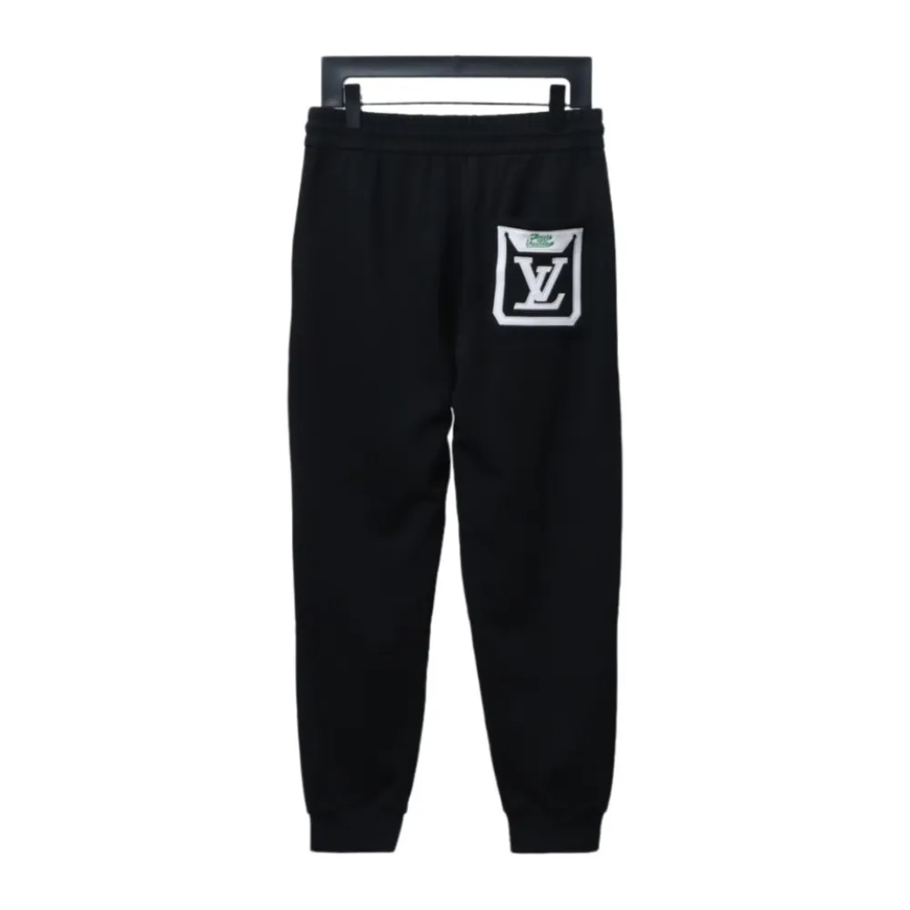Louis Vuitton embroidered letter back pocket logo Pants 1