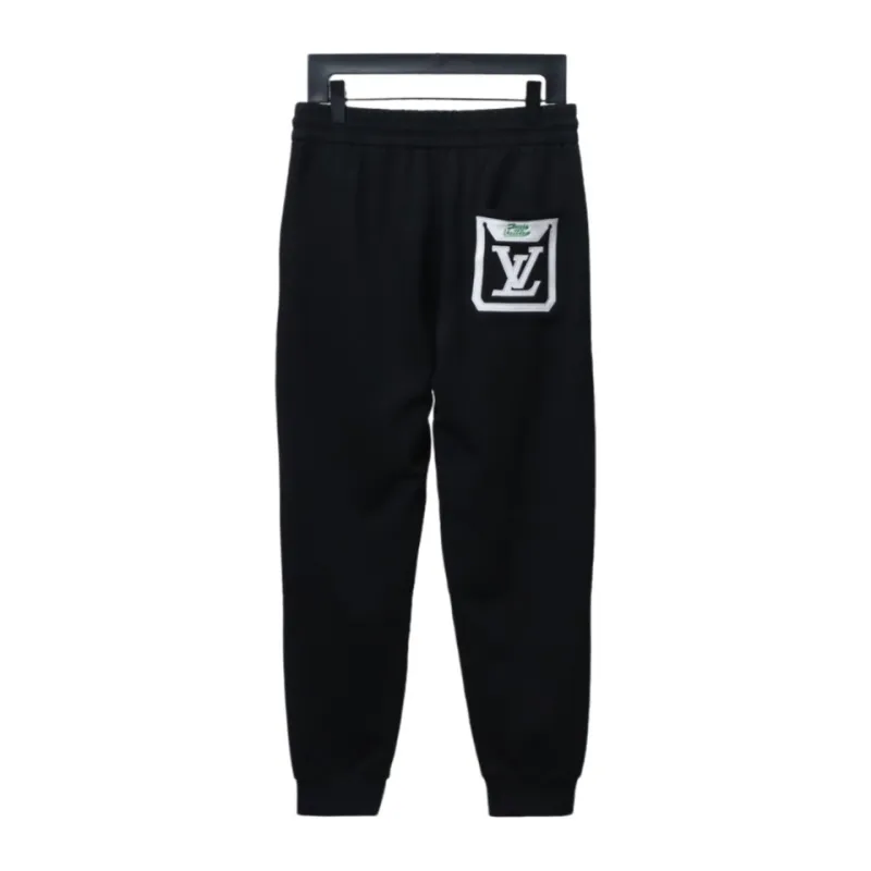 Louis Vuitton embroidered letter back pocket logo Pants 1
