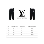 Louis Vuitton embroidered letter back pocket logo Pants 1