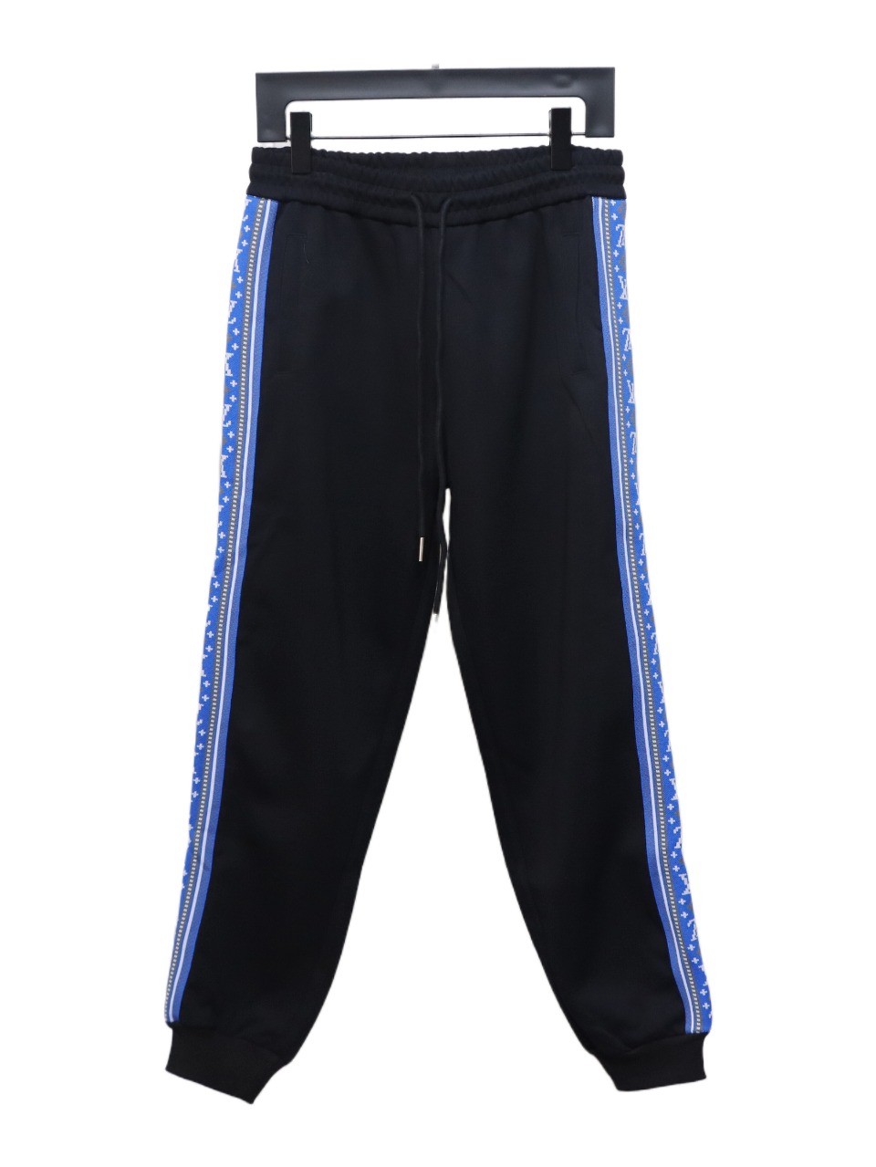 Louis Vuitton Fair Isle blue ribbon striped sports suit Pants