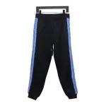 Louis Vuitton Fair Isle blue ribbon striped sports suit Pants