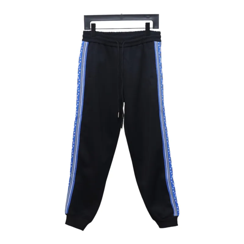 Louis Vuitton Fair Isle blue ribbon striped sports suit Pants