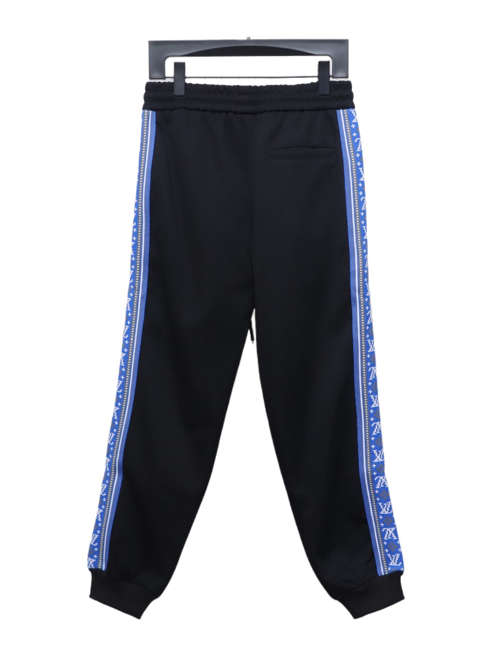 Louis Vuitton Fair Isle blue ribbon striped sports suit Pants