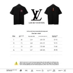 Louis Vuitton four-leaf clover embroidery badge POLO black