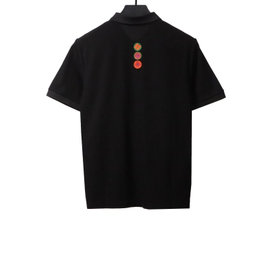 Louis Vuitton four-leaf clover embroidery badge POLO black 02