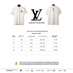 Louis Vuitton four-leaf clover embroidery badge POLO white
