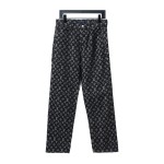  Louis Vuitton full print simple full print jacquard logo Jeans