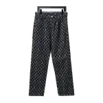  Louis Vuitton full print simple full print jacquard logo Jeans