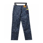  Louis Vuitton full print tie-dye polka dot monogram Jeans