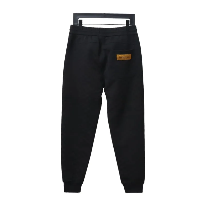 Louis Vuitton logo checkerboard pocket zipper Pants