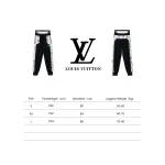 Louis Vuitton logo pocket zipper patchwork Pants