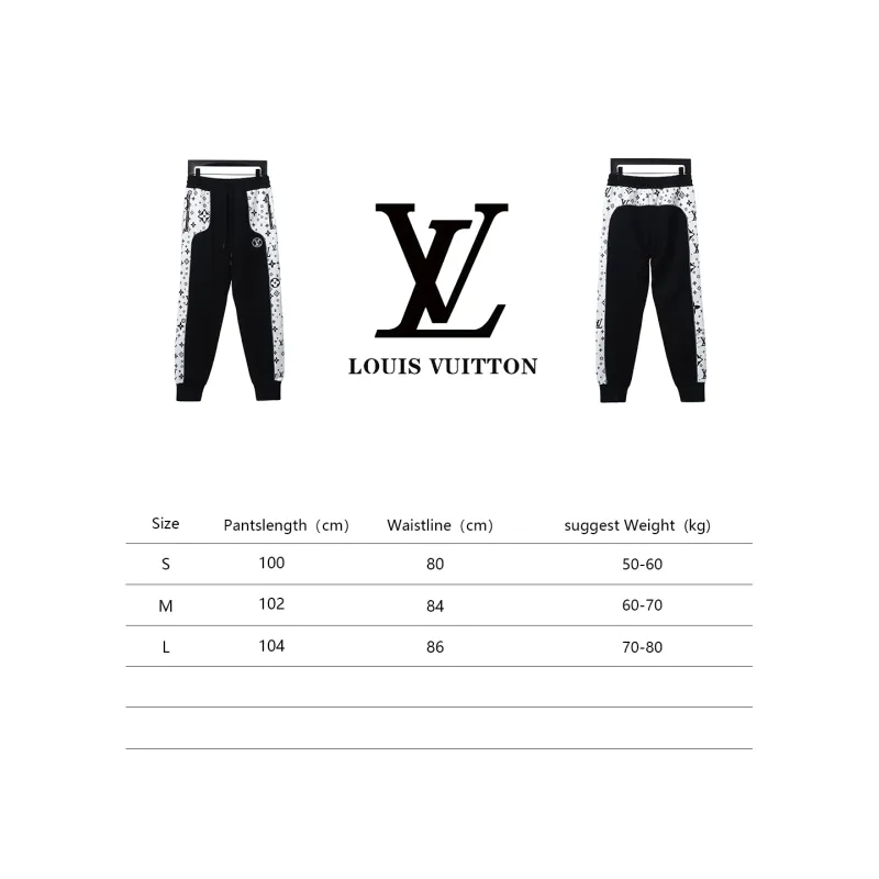 Louis Vuitton logo pocket zipper patchwork Pants