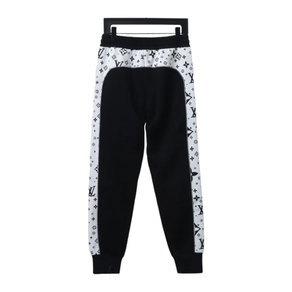 Louis Vuitton logo pocket zipper patchwork Pants