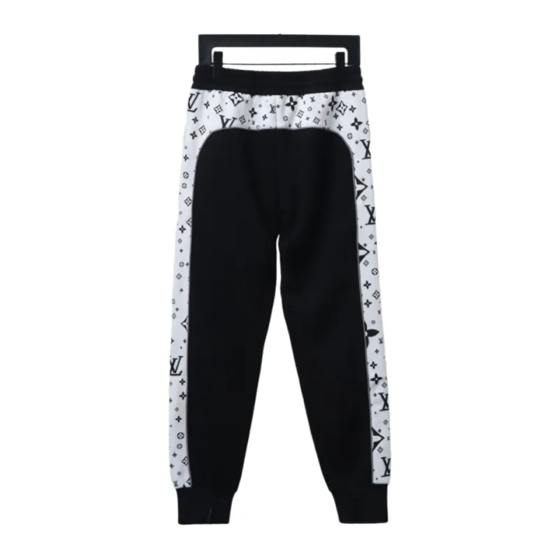 Louis Vuitton logo pocket zipper patchwork Pants