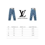  Louis Vuitton NIGOX joint checkerboard full print Jeans 2