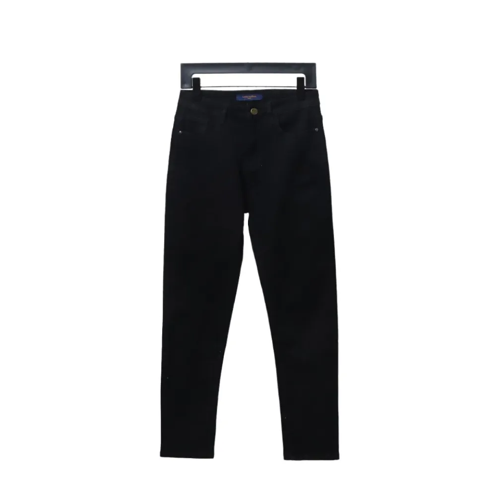Louis Vuitton scattered embroidery Jeans