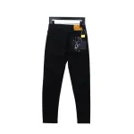 Louis Vuitton scattered embroidery Jeans