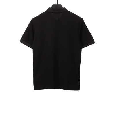  Louis Vuitton signature letter embroidery POLO black 02