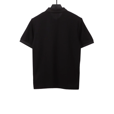 Louis Vuitton signature letter embroidery POLO black 02