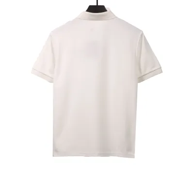 Louis Vuitton signature letter embroidery POLO white 02