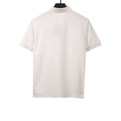 Louis Vuitton signature letter embroidery POLO white 02