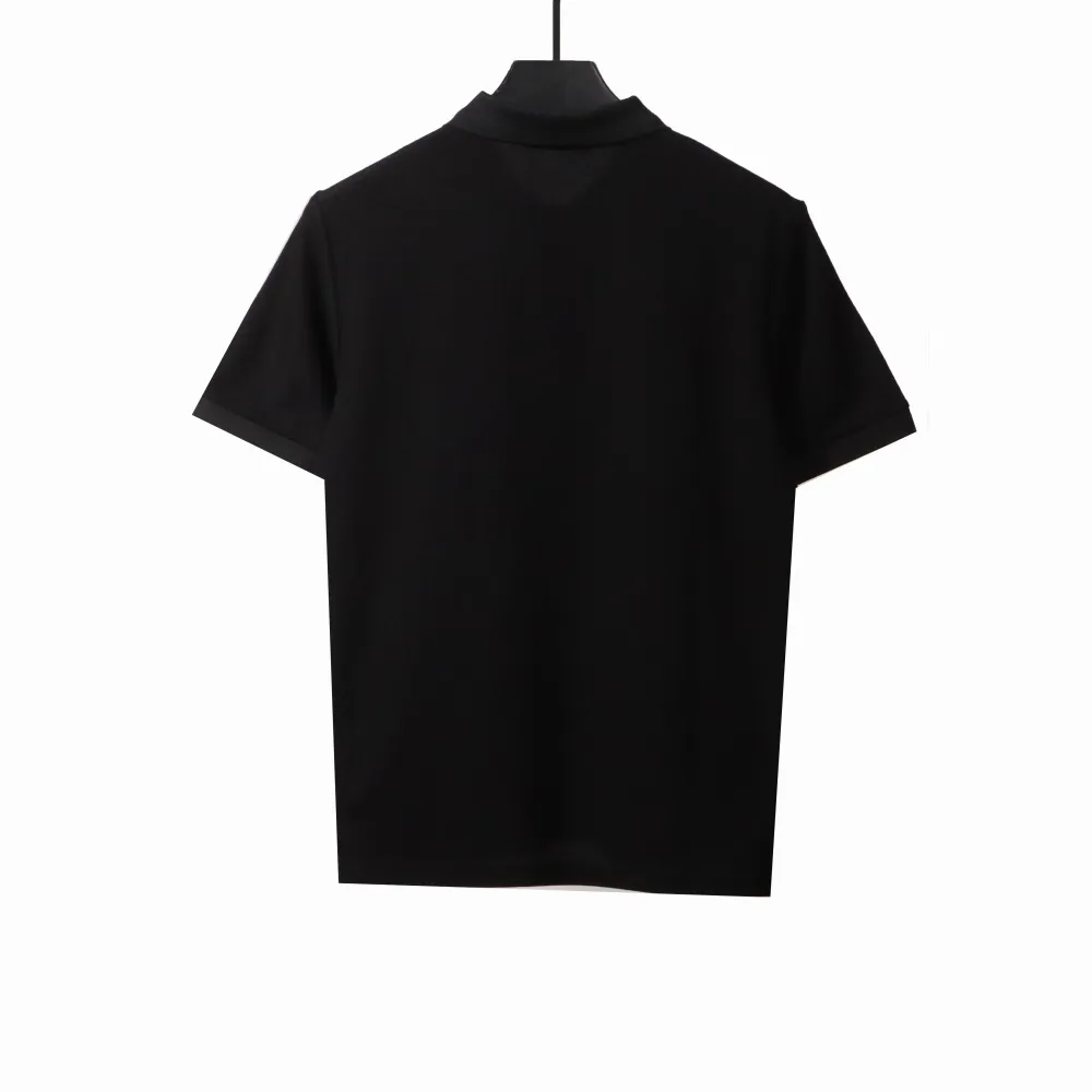 Louis Vuitton small logo embroidery POLO black