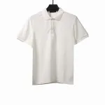  Louis Vuitton small logo embroidery POLO white