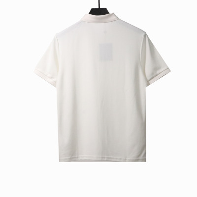 Louis Vuitton small logo embroidery POLO white 02