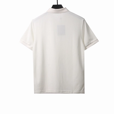 Louis Vuitton small logo embroidery POLO white 02
