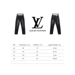  Louis Vuitton washed monogram torn Jeans
