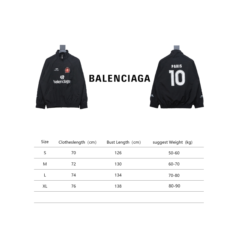  Balenciaga 23FW Manchester United football sports jacket