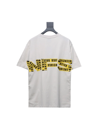  Balenciaga 24ss collection print back tape print T-Shirts 1 02