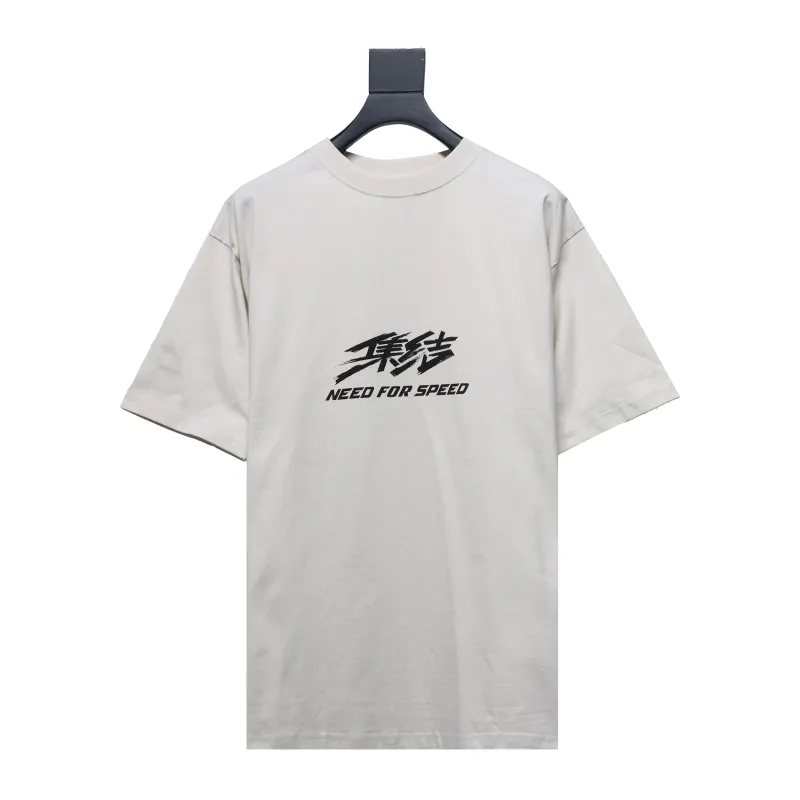  Balenciaga 24ss collection print back tape print T-Shirts 1