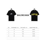  Balenciaga 24ss Gathering Print Back Tape Printed T-Shirts 2
