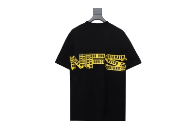  Balenciaga 24ss Gathering Print Back Tape Printed T-Shirts 2 02