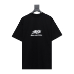 Balenciaga 24ss Gathering Print Back Tape Printed T-Shirts 2