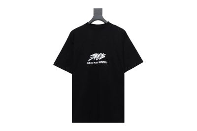  Balenciaga 24ss Gathering Print Back Tape Printed T-Shirts 2 01