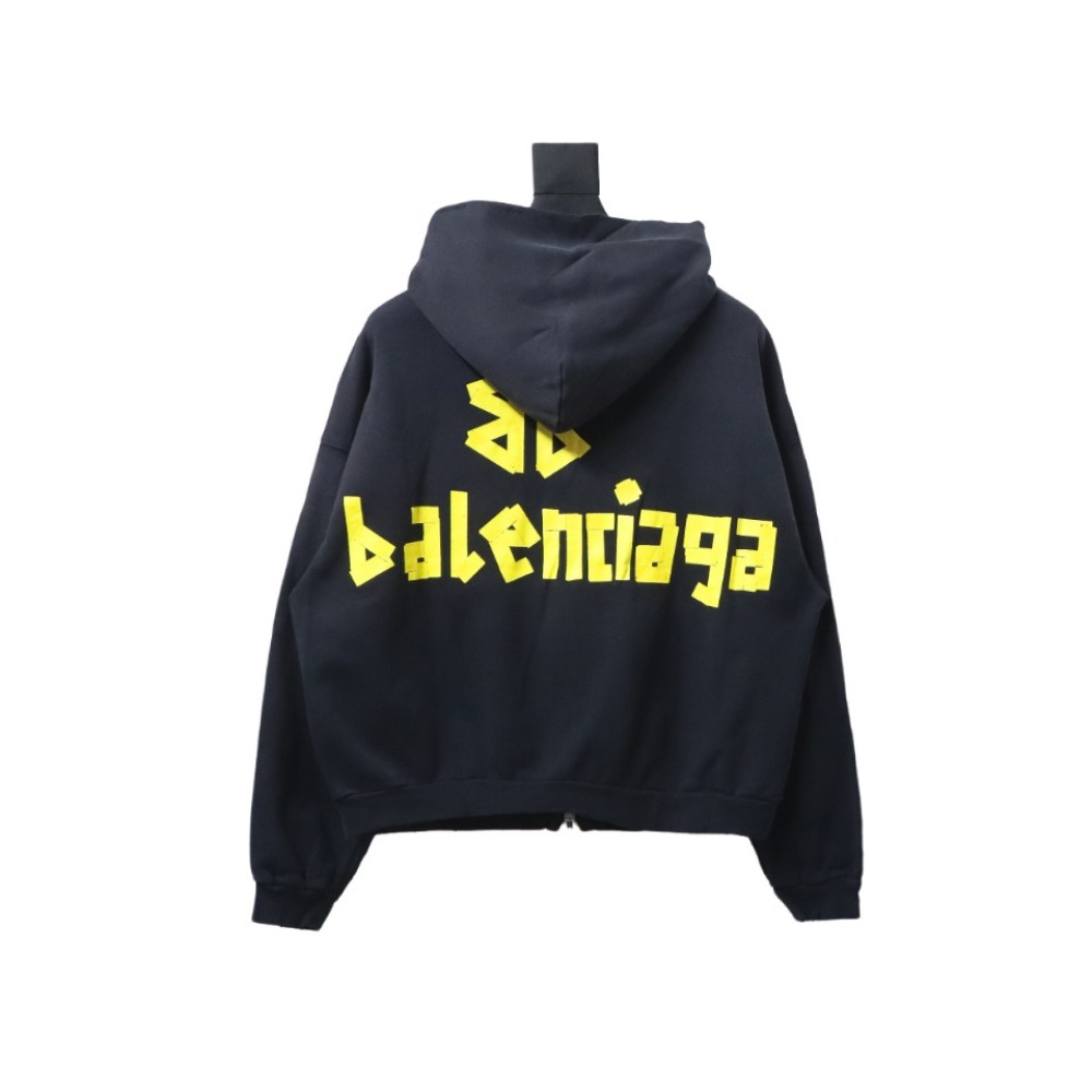  Balenciaga 24SS tape zipper jacket