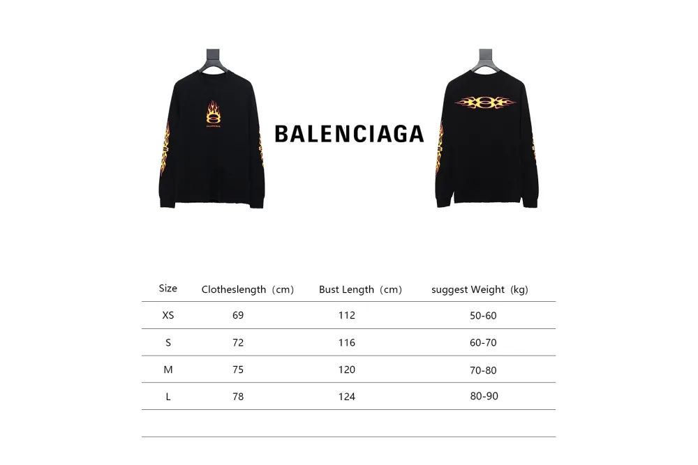  Balenciaga | Flame series new T-Shirts