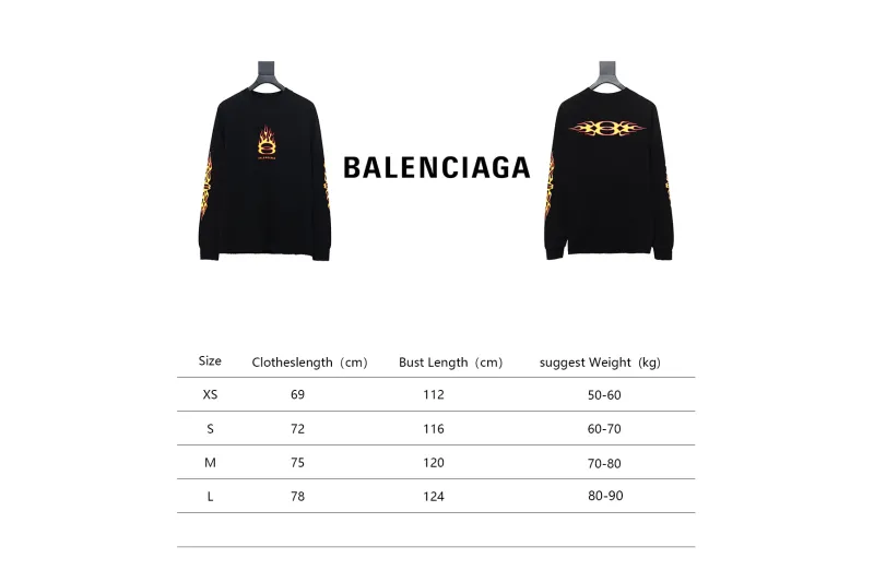  Balenciaga | Flame series new T-Shirts