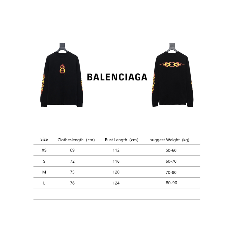  Balenciaga | Flame series new T-Shirts
