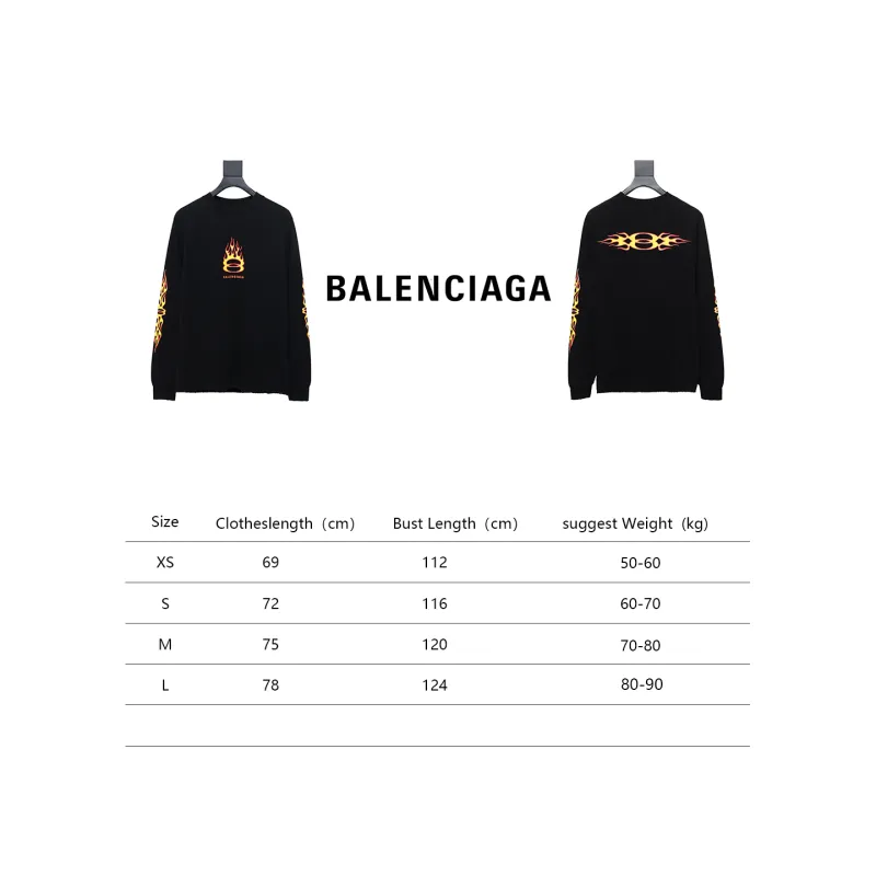  Balenciaga | Flame series new T-Shirts